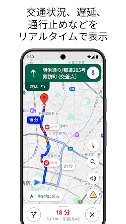 Google マップ screenshot